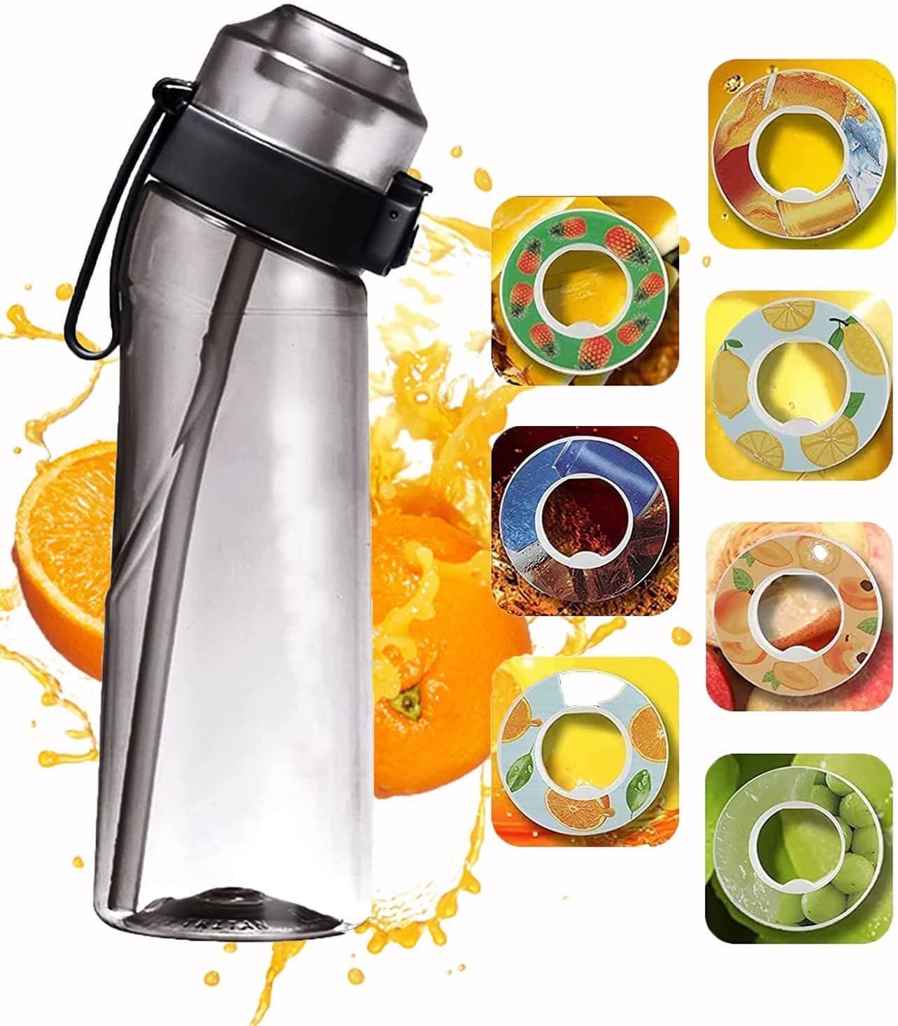 Fruit Fragrance Water Bottle, Scent Water Cup, Flavor Pods for Water Bottle 650ML